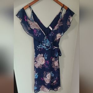 Xhilaration Floral Cold Shoulder Dress